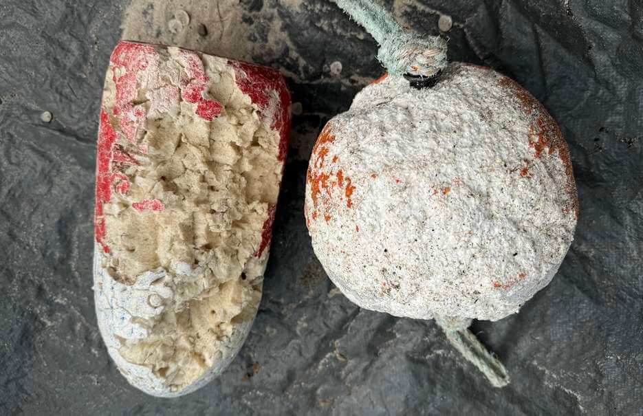 Polystyrene buoys